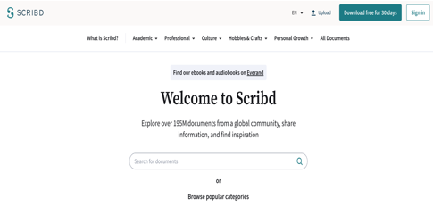 scribd.com PDF Submission Site