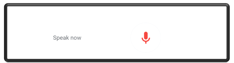 Search Google or type a URL alternative: Voice Search