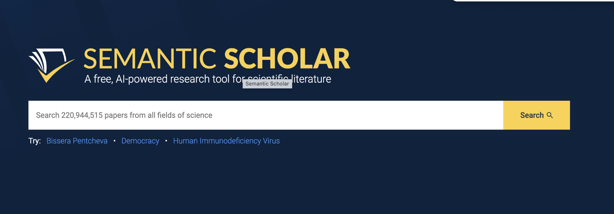 Semantic Scholar Google Scholar alternative