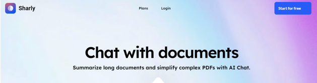 Sharly AI ChatPDF alternative