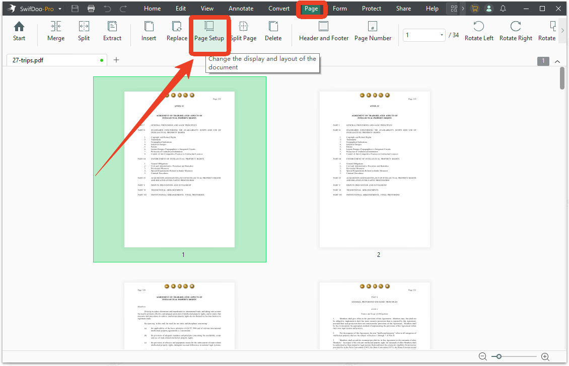 swifdoo pdf page organizer