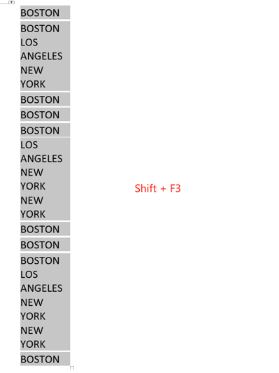 Shortcut Key for Uppercase in Excel File 6