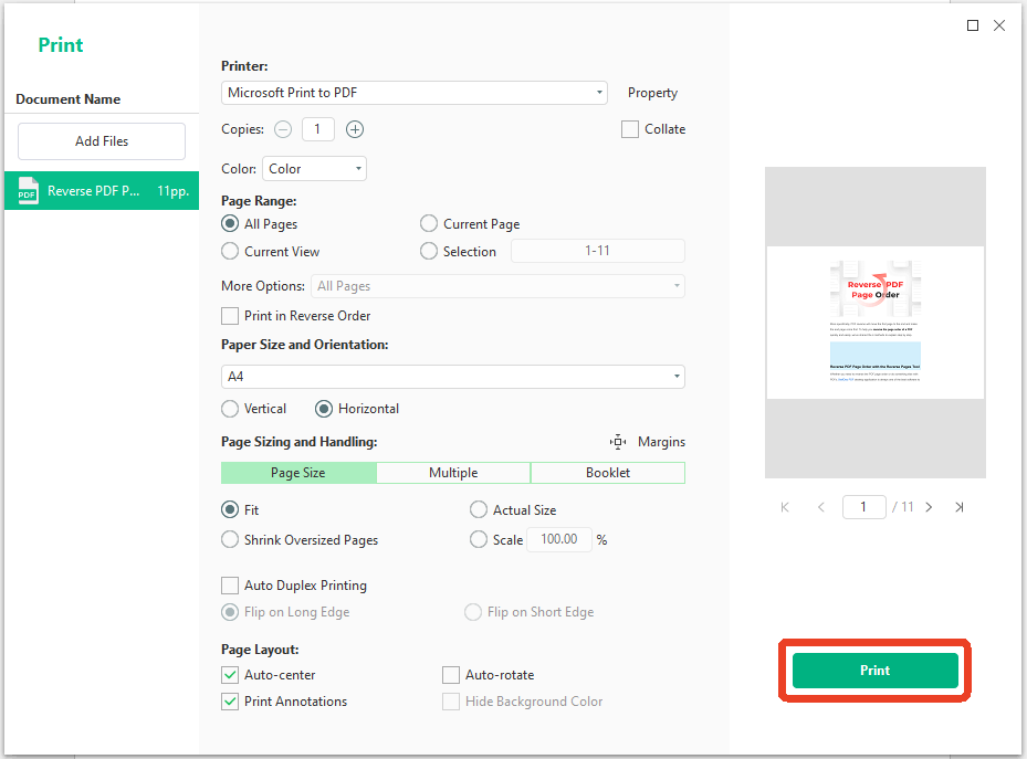 swifdoo pdf printer