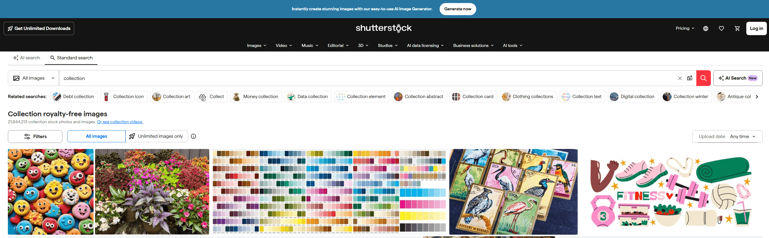 Shutterstock's official free collection