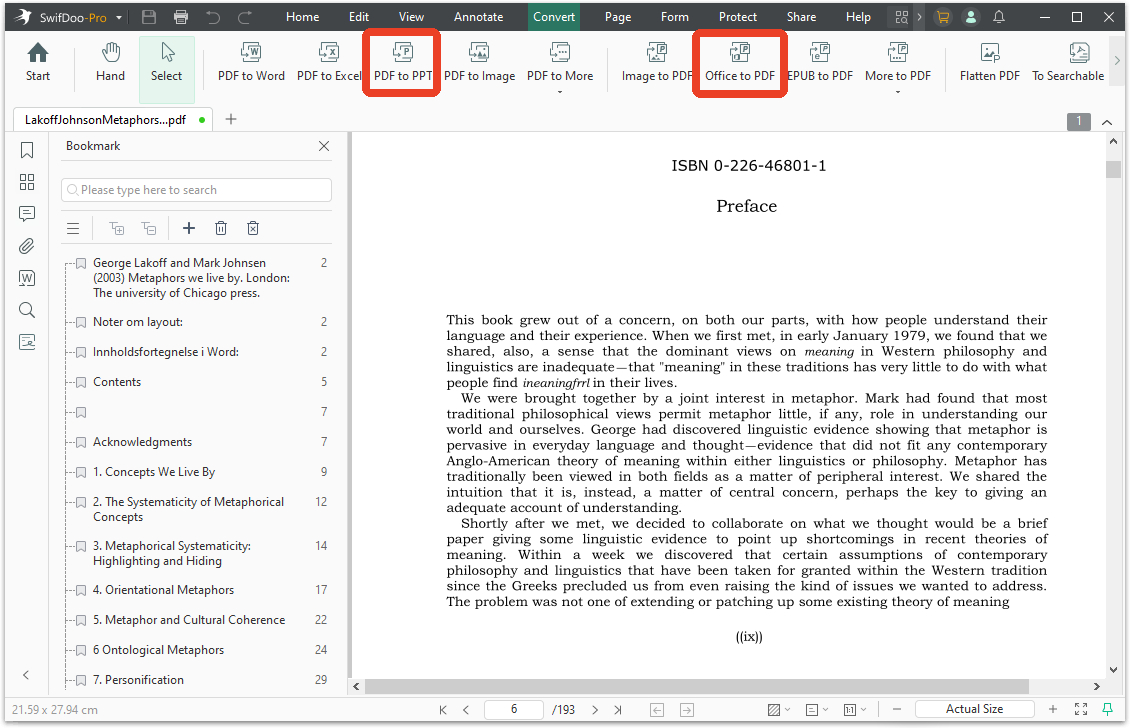 swifdoo pdf converter