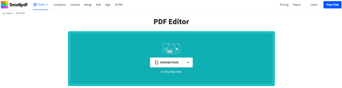 How to Use Smallpdf to Edit PDF 1