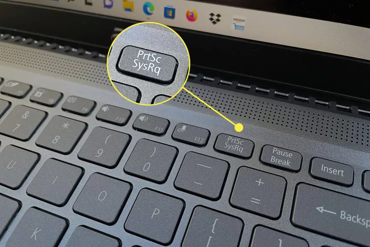 Snapshot on Acer Using Keyboard Shortcut