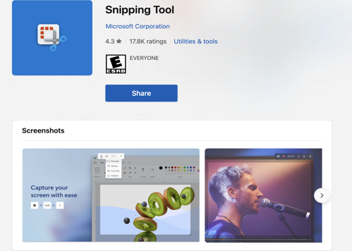 Snipping Tool best OCR software for Windows