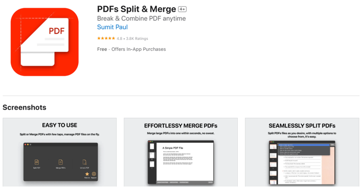 How to Split PDF Pages on Mac Using PDFs Split & Merge