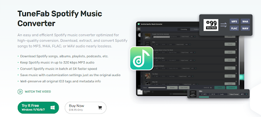 Downloader von Drittanbietern verwenden: TuneFab Spotify Music Converter