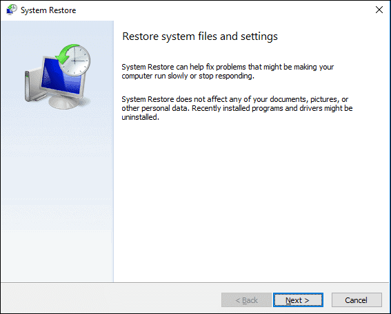 System Restore