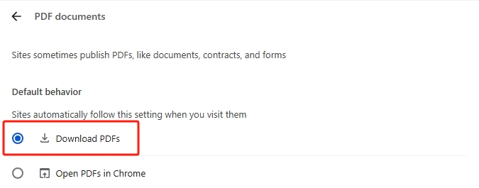 Download PDFs