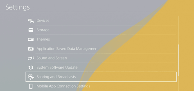 Sharing and Broadcasts