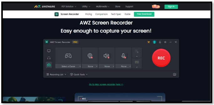 Streaming video recorder - AWZ Screen Recorder