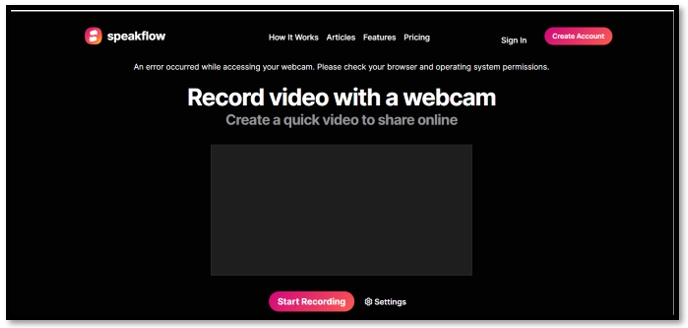 Streaming video recorder - Speakflow