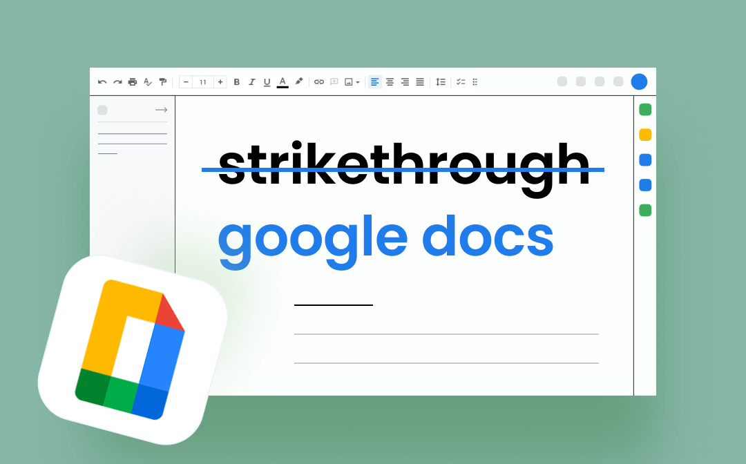 How to Strikethrough Google Docs