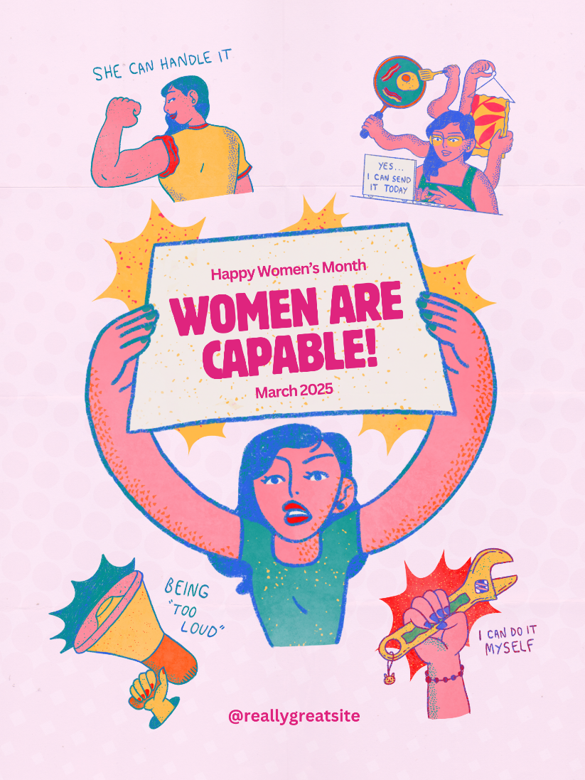 Strong women card 2