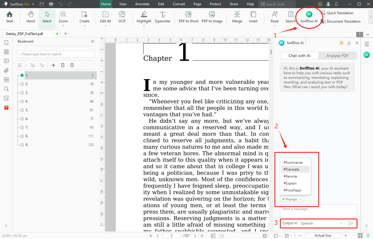 SwifDoo AI Helps Translate PDF Smartly