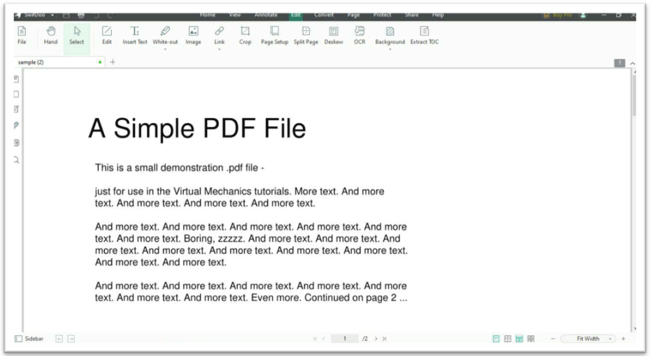 SwifDoo PDF edits PDFs
