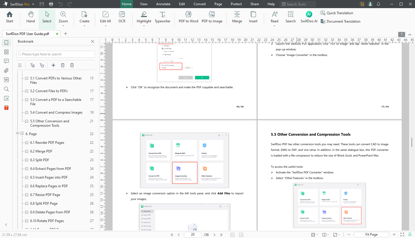 SwifDoo PDF Homepage