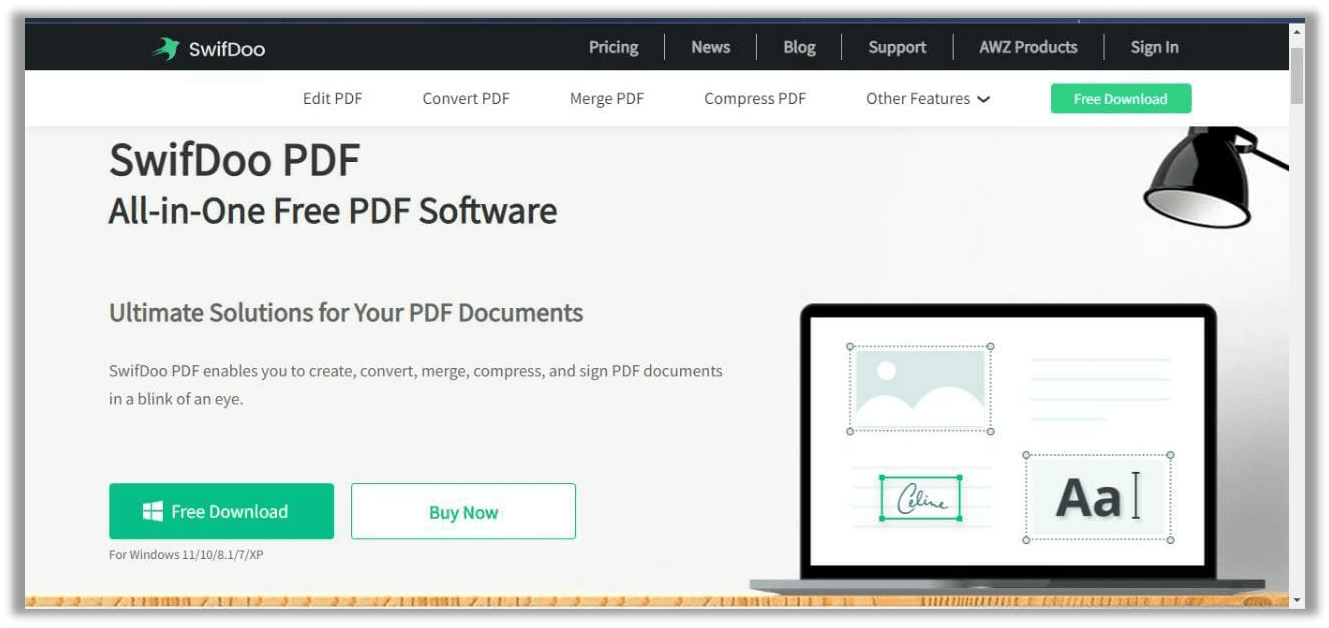 SwifDoo PDF's official website