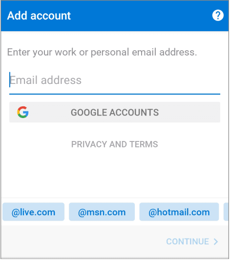Outlook App Add Account