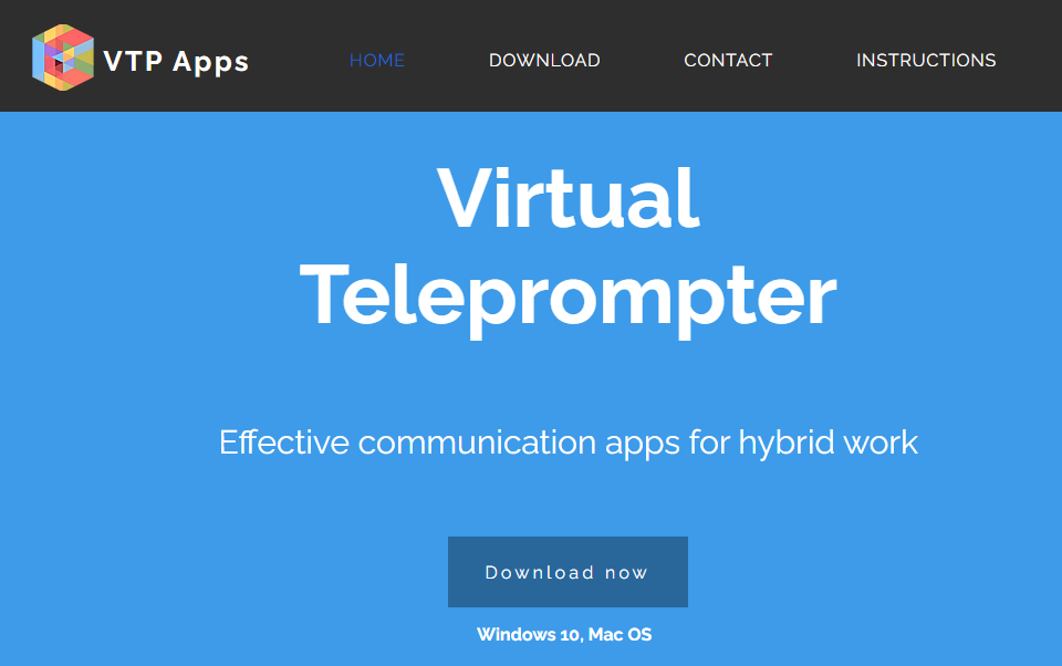 Teleprompter app - Virtual Teleprompter