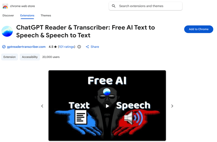 ChatGPT Reader & Transcriber
