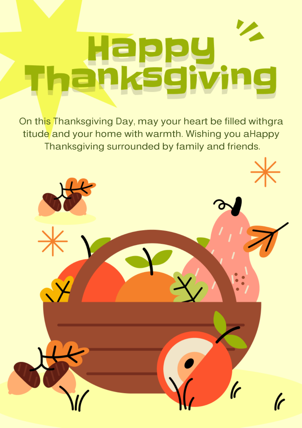 Thankgiving messages to employees