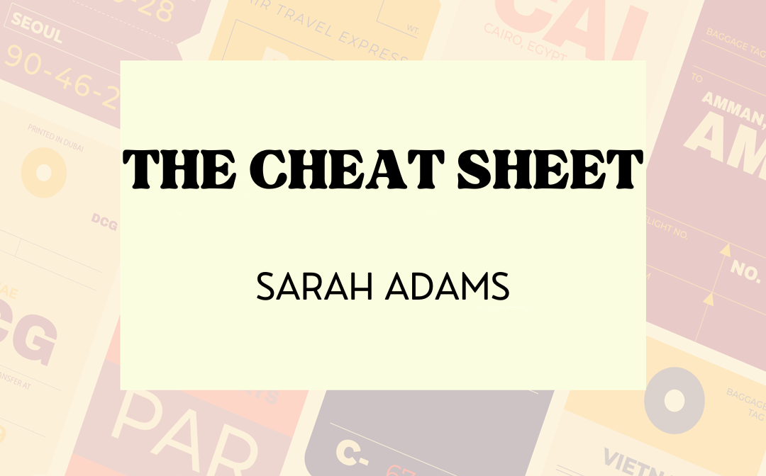 The Cheat Sheet by Sarah Adams