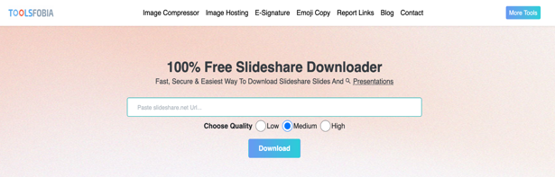 ToolsFobia SlideShare downloader