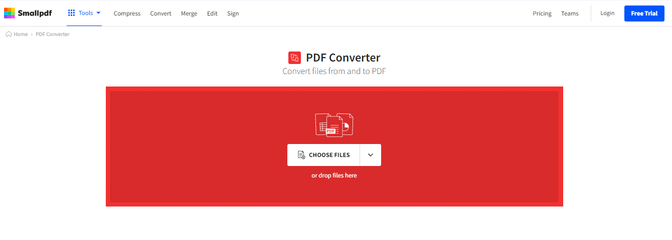 Smallpdf online converter