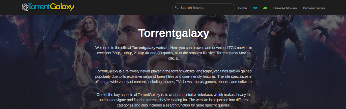 TorrentGalaxy torrent
