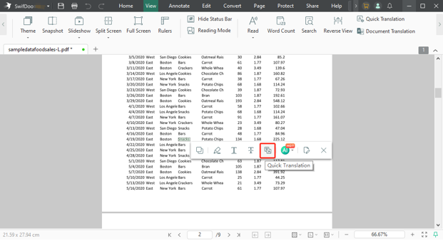 translate English to Marathi in Excel with SwifDoo PDF 3