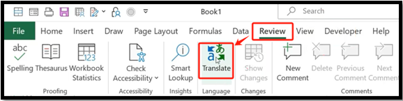 translate Excel file to English in Excel 1