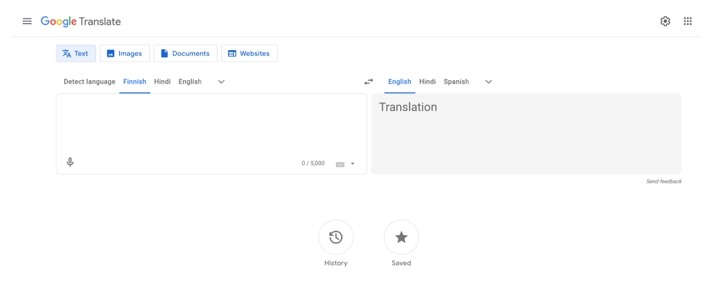 Use Google Translate