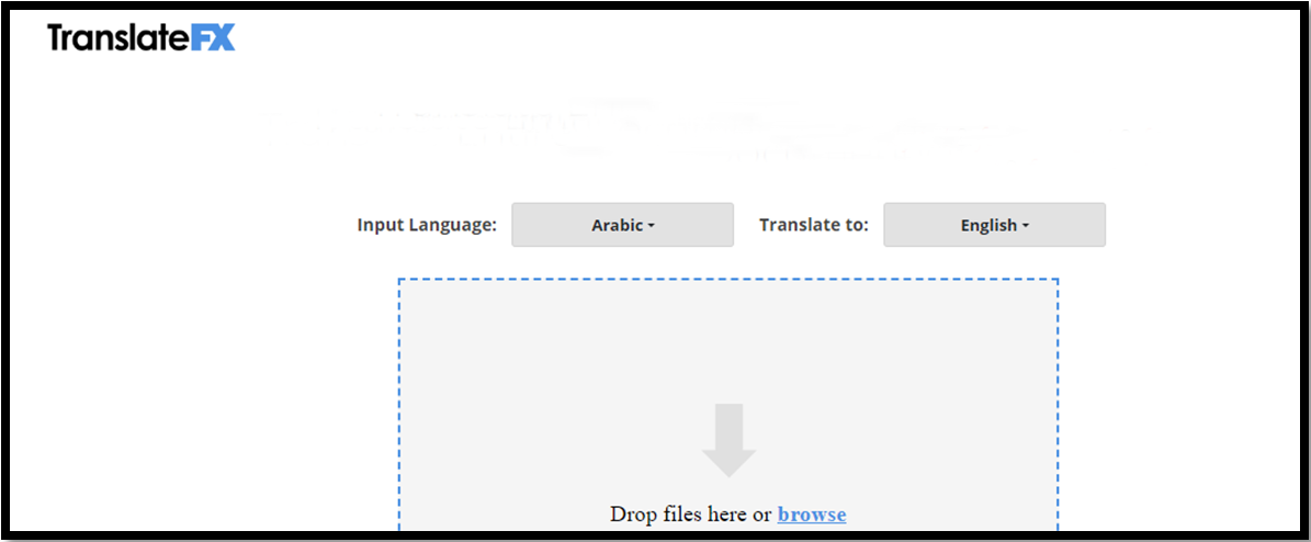 Translate PDF from Arabic to English with TranslateFX