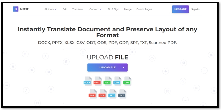 Translate PDFs from English to Bulgarian in DeftPDF