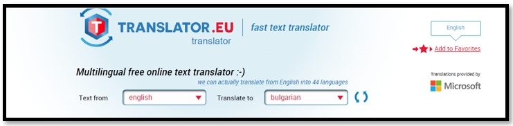 Translate PDFs from English to Bulgarian in Translator.EU
