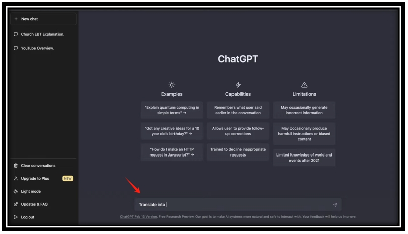 Translate PDF to Croatian in ChatGPT