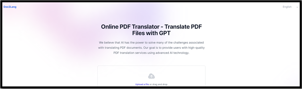 translate PDF to Greek for entire document with Doc2Lang 1