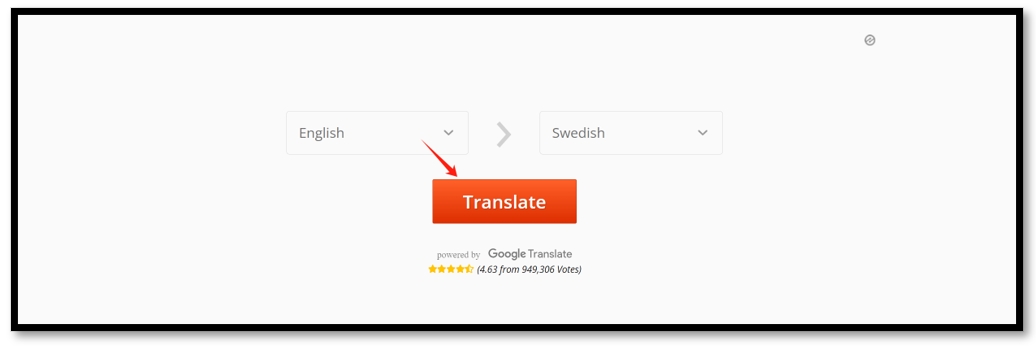 Translate a PDF to Swedish in Online Doc Translator