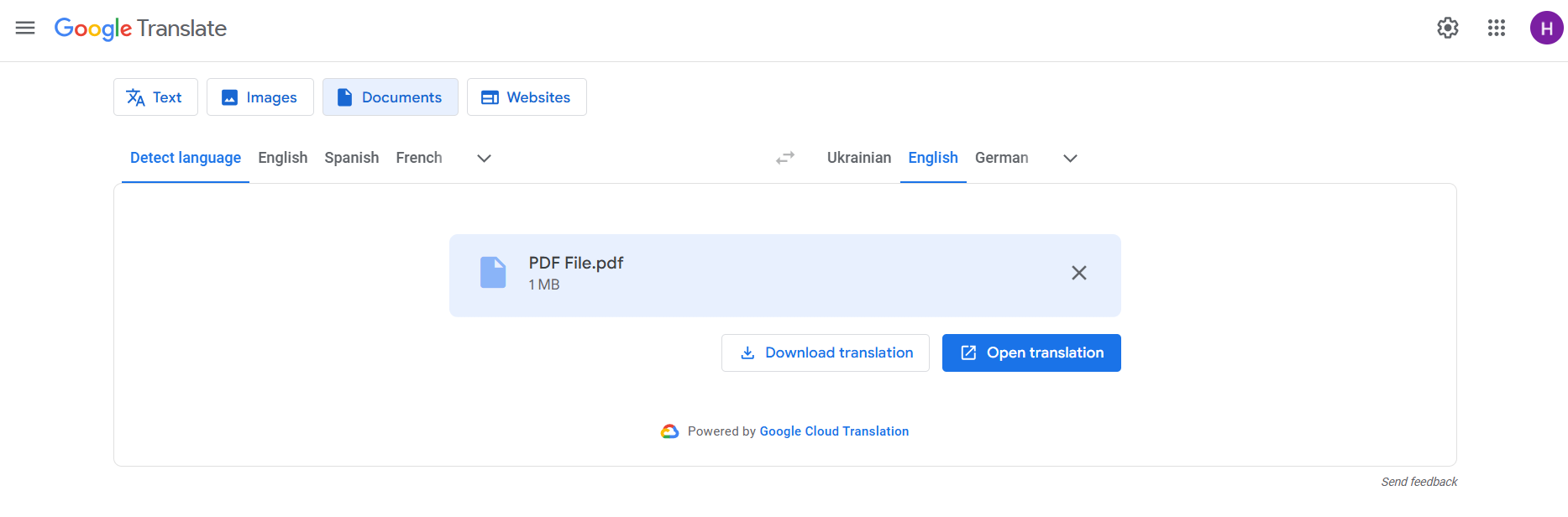 Google Translate