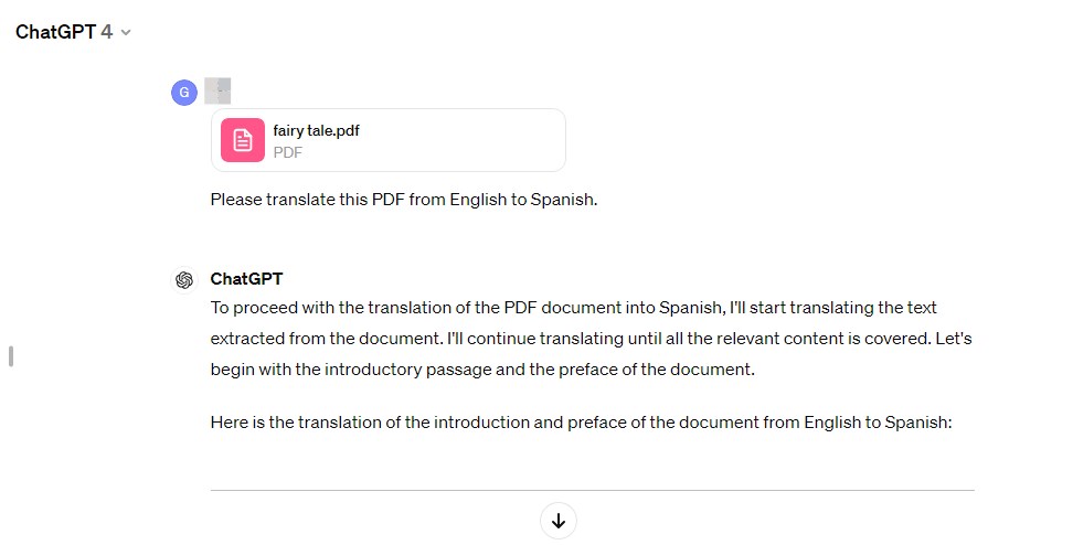 Translate with ChatGPT 4.0