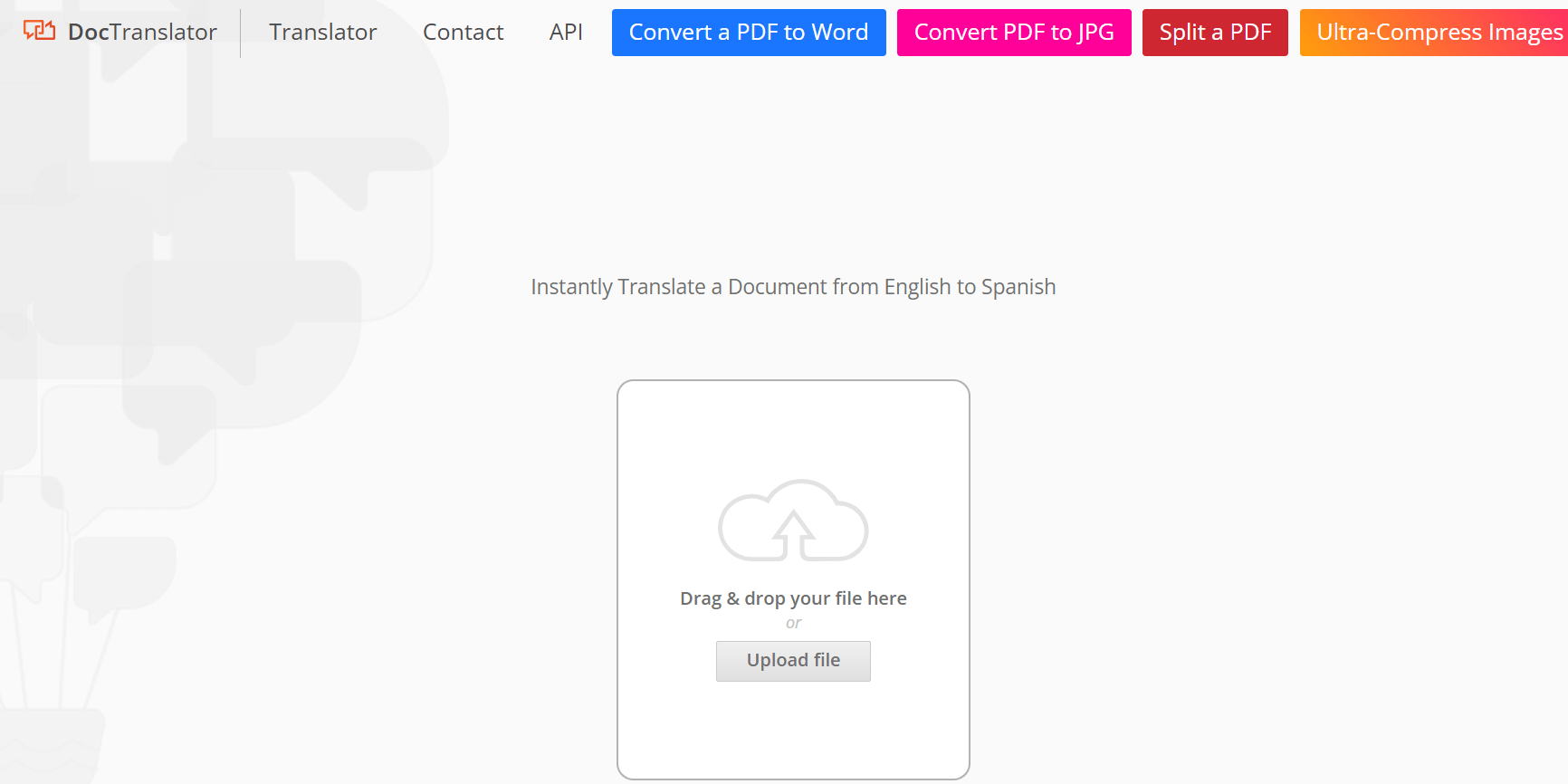 Upload PDF