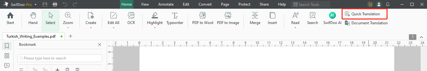 Translate Selected Content in a Georgian PDF