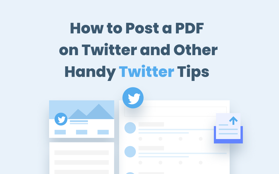 How to Post a PDF on Twitter and Other Handy Twitter Tips