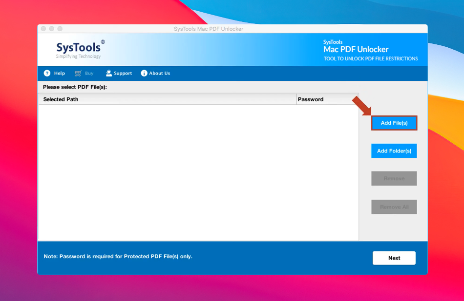Remove PDF Passwords Through SysTools 1