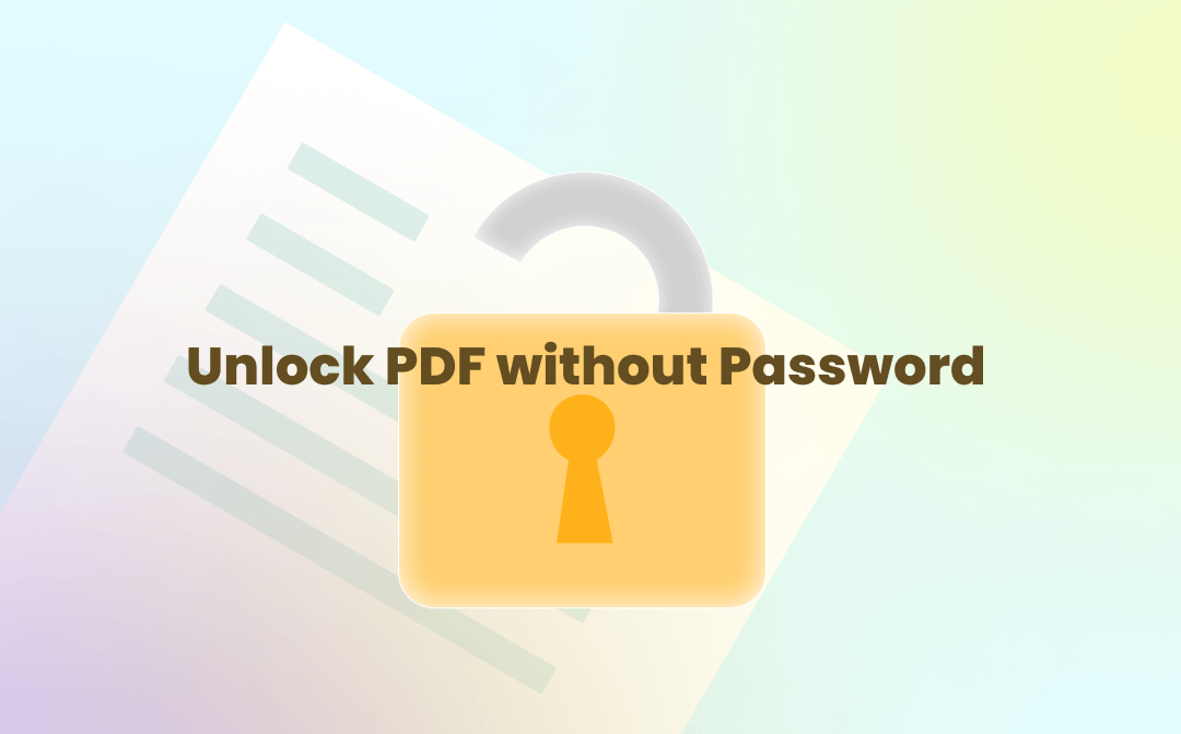 5 Ways to Unlock PDF without Password