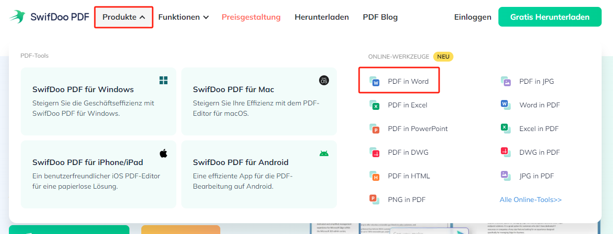 SwifDoo Free Online Konverter